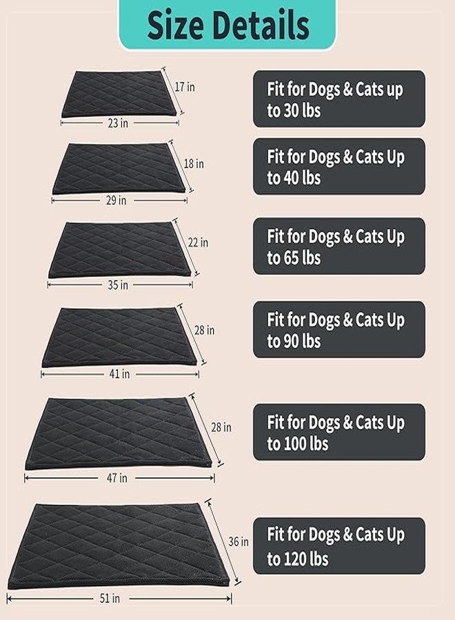 BLESSING PET SUPPLY Polypropylene Durable Chew Proof Dog Bed, Tough Indestructible Crate Mat for Aggressive Chewers, Washable Pet Bed for Medium/Small Dog,Waterproof Dog Bed for Kennel,(Gray, 28"x41") - Image 5